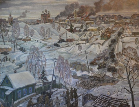 © Heimatmuseum Mosalsk, Moskauer Gebiet - Befreiung der Stadt Mosalsk von deutschen Truppen im Januar 1942