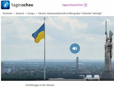Screenshot Tagesschau